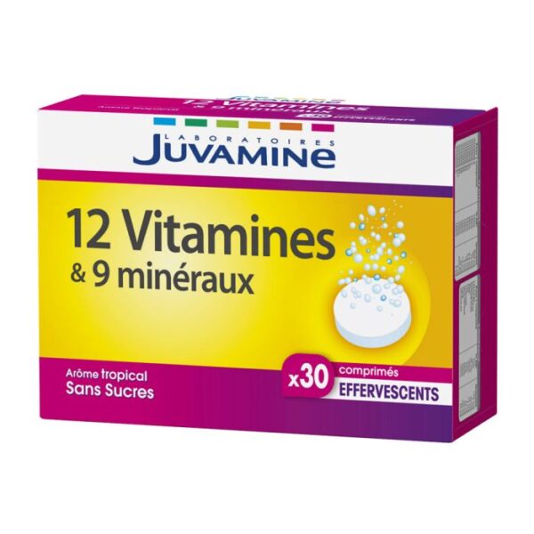 Le complément alimentaire Juvamine Vitamines et minéraux