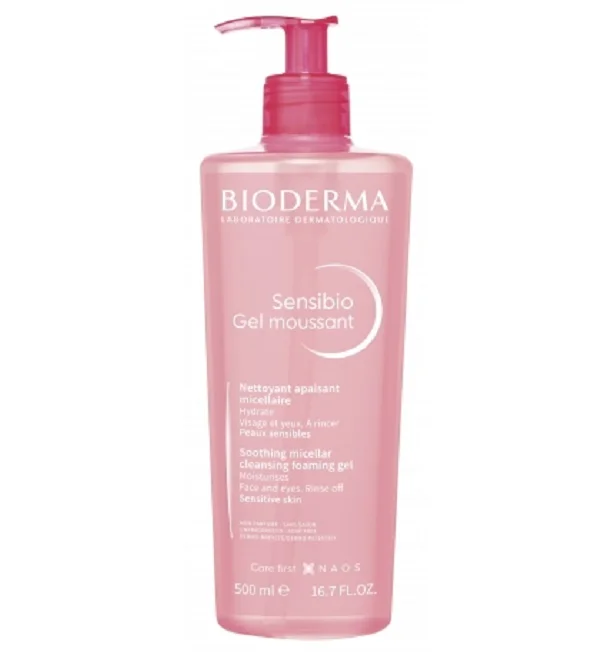 Bioderma Sensibio Gel Moussant Nettoyant Douceur 500 ml