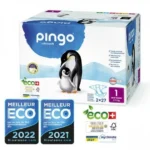 Pingo Couches Ecologiques Jetables New Born Jumbo Taille 1 (2-5 Kg) 2x27 Couches