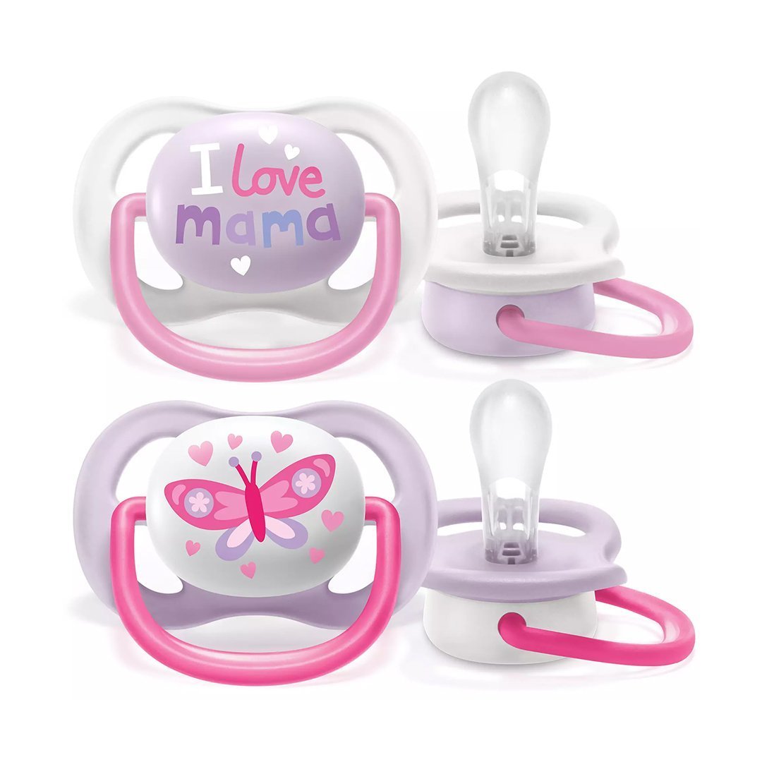 AVENT Sucette Air Coll 0-6m Girl Mam/bfl Scf080/02 Maroc