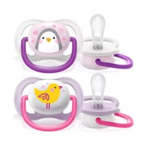 AVENT Sucette Ortho 0-6m Girl Peng/bird Scf080/06 Maroc