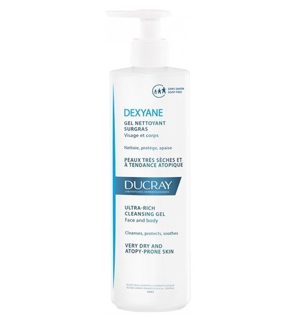 DUCRAY — Gel Nettoyant Surgras — Dexyane 400 ml Maroc