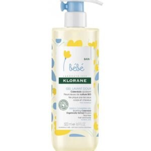 KLORANE – Gel Lavant Doux au Calendula Apaisant – Bébé – Corps et Cheveux – Peau Normale 500 ml Maroc