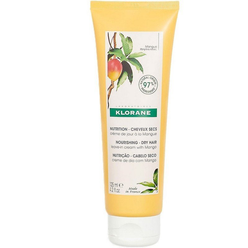 Klorane Crème de Jour Sans Rinçage au Beurre de Mangue – 125 ml Maroc