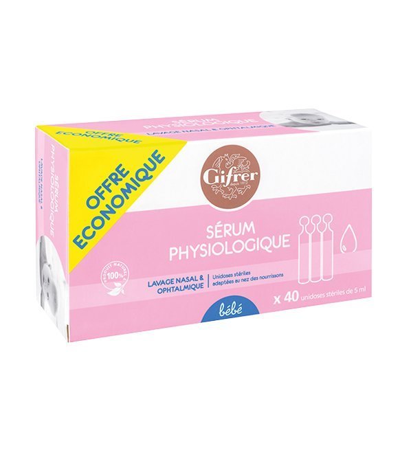 GIFRER Serum Physiologica Bte X 40 Unidoses 5 ml Maroc