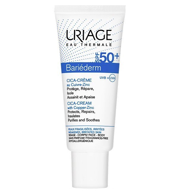 URIAGE – Bariéderm – Cica-Crème Spf50+ au Cuivre-Zinc – 40 ml Maroc