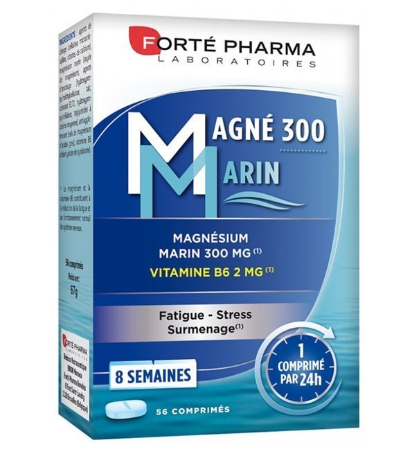 Forté Pharma Magnésium 300 Marin – 56 Comprimés Maroc