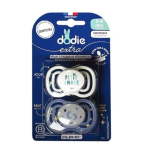 DODIE Sucette 0-6mois Duo Extra Fine Jour Nuit F1 2358 Maroc