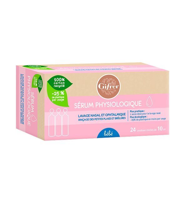 GIFRER Serum Physiologica Bte X 24 Unidoses 5 ml Maroc