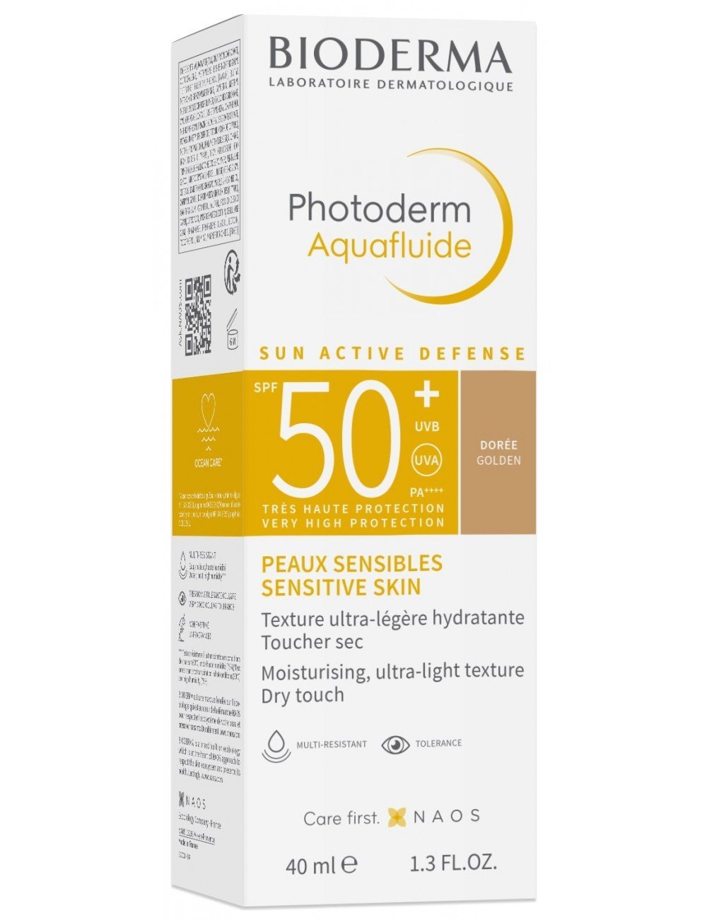 BIODERMA – Photoderm Aquafluide Golden Dorée SPF 50+ – 40 ml Maroc