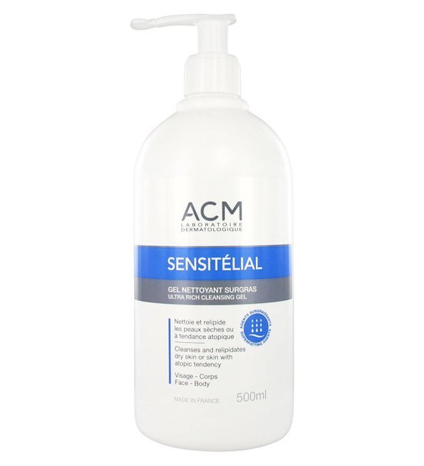 ACM Sensitélial Gel Nettoyant Surgras – 500 ml Maroc