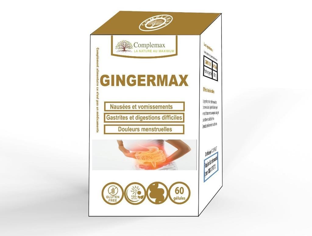 COMPLEMAX Gingermax 60 Gelules Maroc
