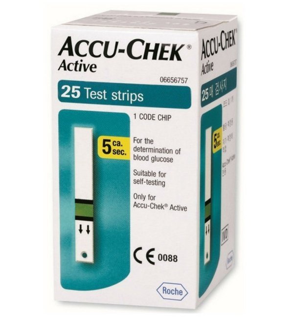 Accu-Check Bandelettes X25 Maroc