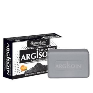 NATURESOIN Argisoin Savon à L’argile Noire- 125 g Maroc