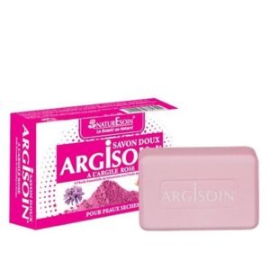 NATURESOIN Argisoin Savon à L’argile Rose- 125 g Maroc