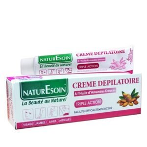 NATURESOIN Crème Dépilatoire à L’huile D’amandes Douces – 50 ml Maroc