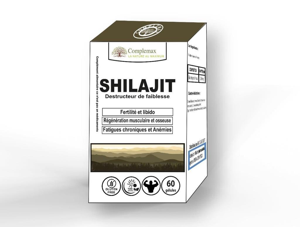 COMPLEMAX Shilajit 60 Gelules Maroc