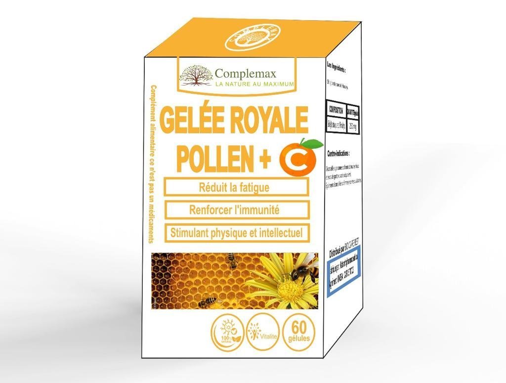 COMPLEMAX Gelee Royal Pollen + C 60 Gelules Maroc