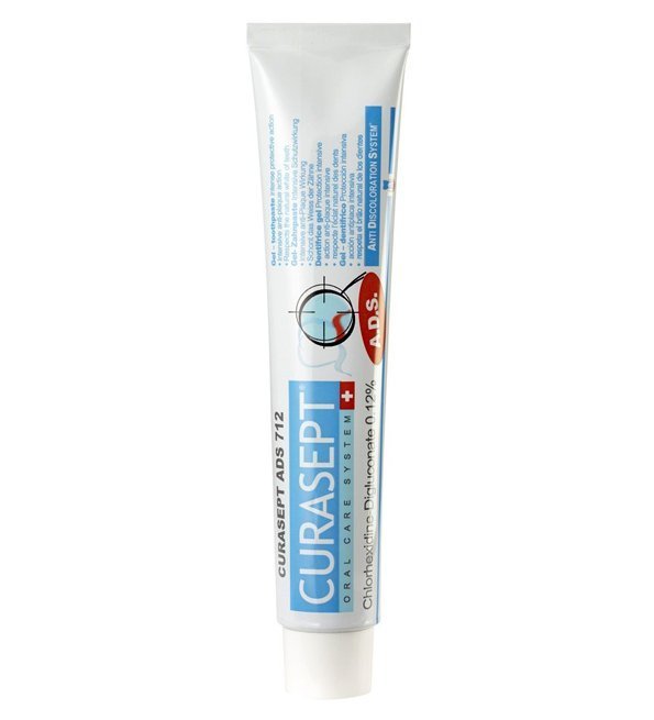 CURAPROX – Curasept Ads 712 – Dentifrice Gel 0,12% Chx – 75 ml Maroc