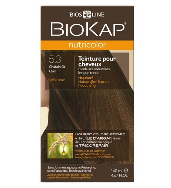 Biokap – Nutricolor 5.3 Châtain or clair Maroc