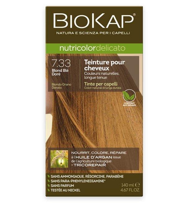 Biokap – Nutricolor Delicato 7.33 Blond Blé Doré Maroc