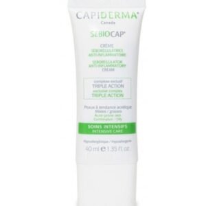 CAPIDERMA – Sebiocap Crème Anti-Inflammation pour Peaux à Tendance Acnéique – 40 ml Maroc