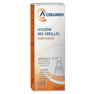 ACERUMEN Spray – Formule Colorée Hygiène des Oreilles 40ml Maroc