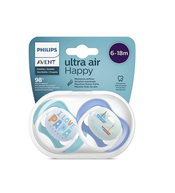 AVENT Sucette Ultra Air 6-18mois – Garçon Maroc