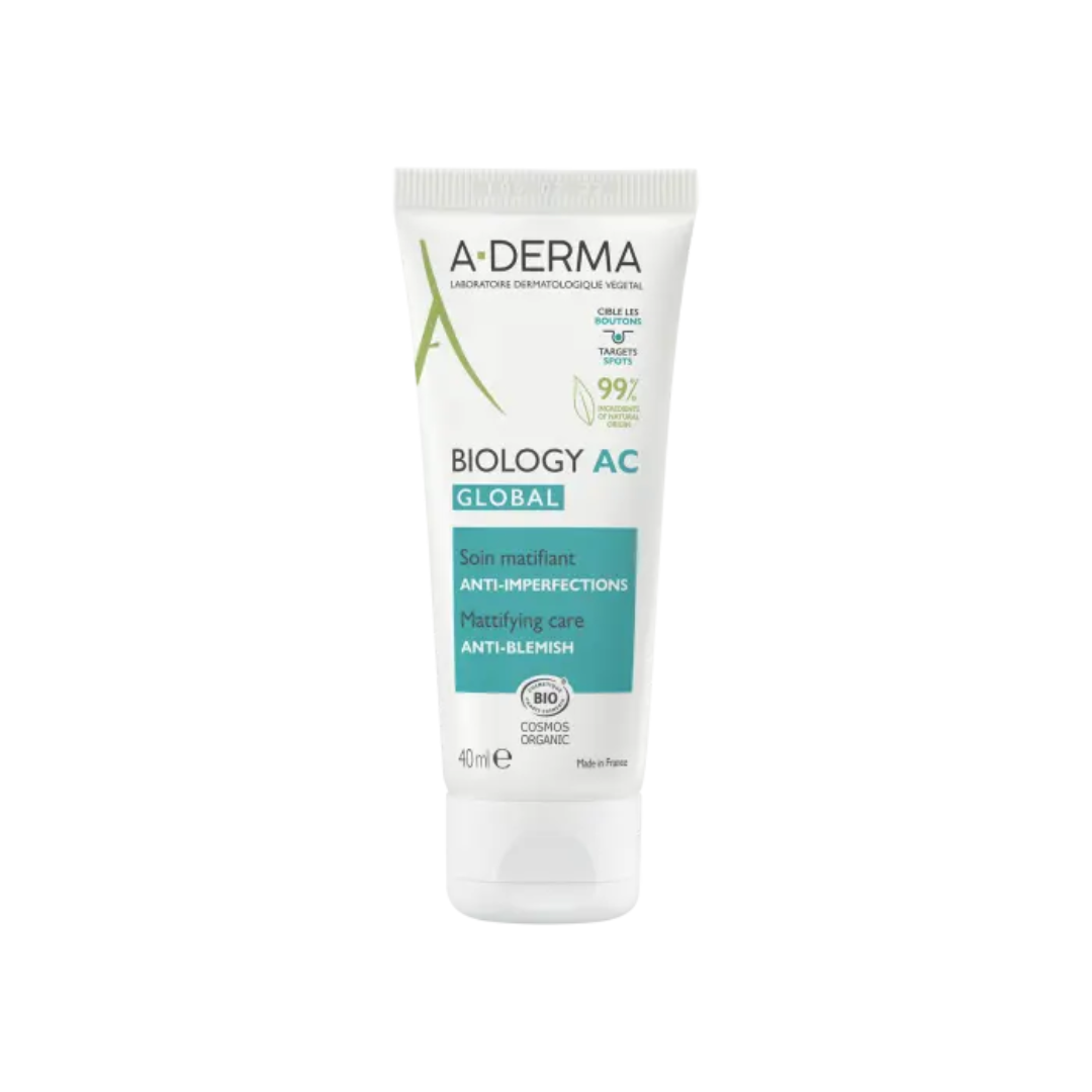 A-DERMA Biology Ac Global Soin Matifiant 40ml Maroc