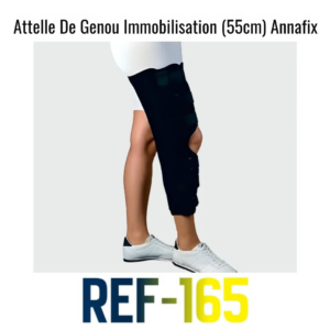 ANNAFIX Attelle de Genou Immobilisation (55cm) Ref-165 Maroc