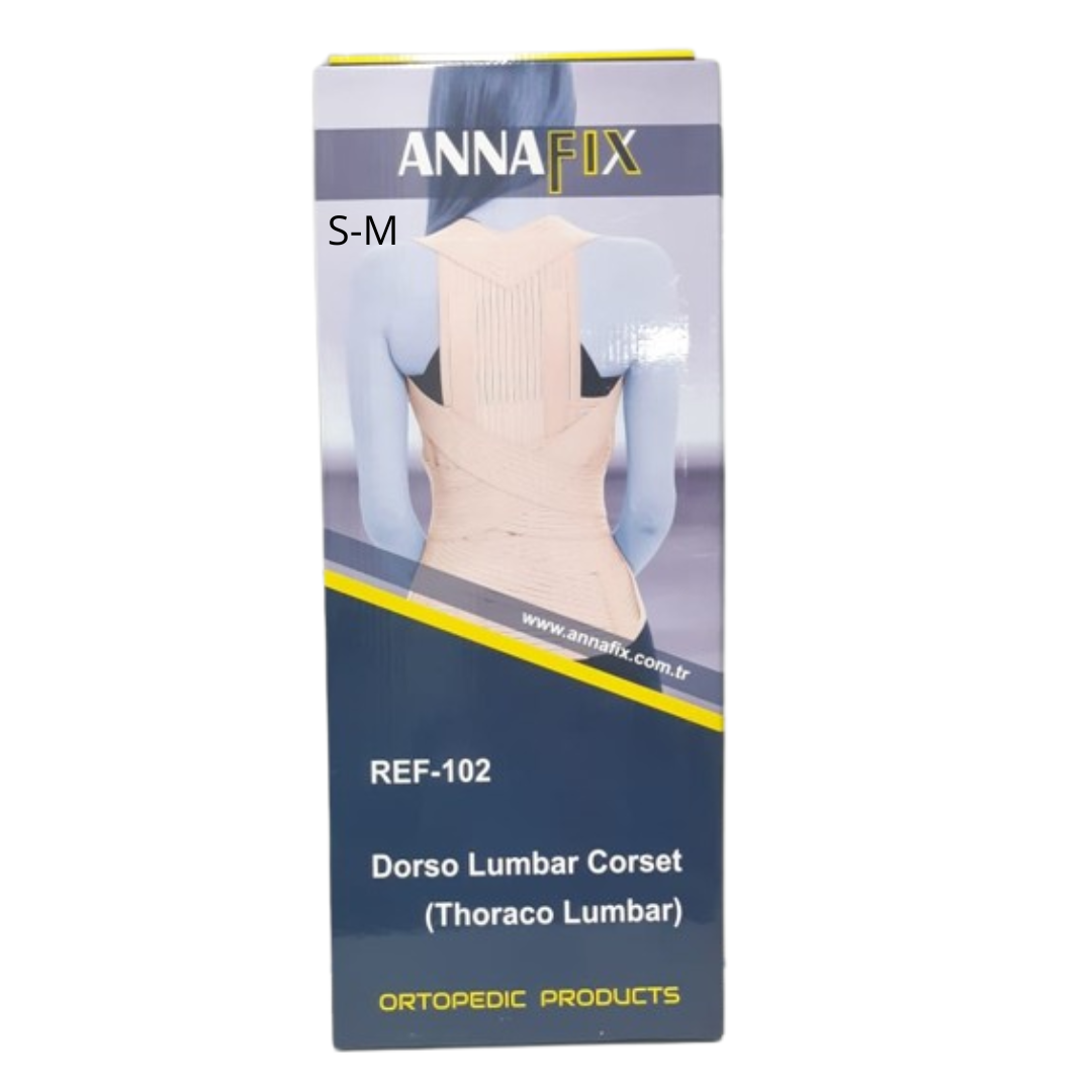 ANNAFIX Ceinture Dorso-Lombaire Taille 1 S-M Ref-102 Maroc