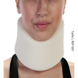ANNAFIX Collier Cervical Mousse Blanc Taille Large Ref-001 Maroc