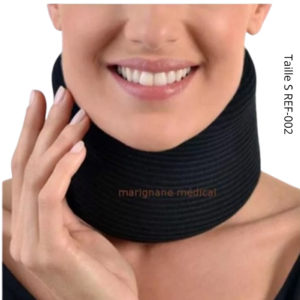 ANNAFIX Collier Cervical Mousse Noir Taille Small Ref-002 Maroc