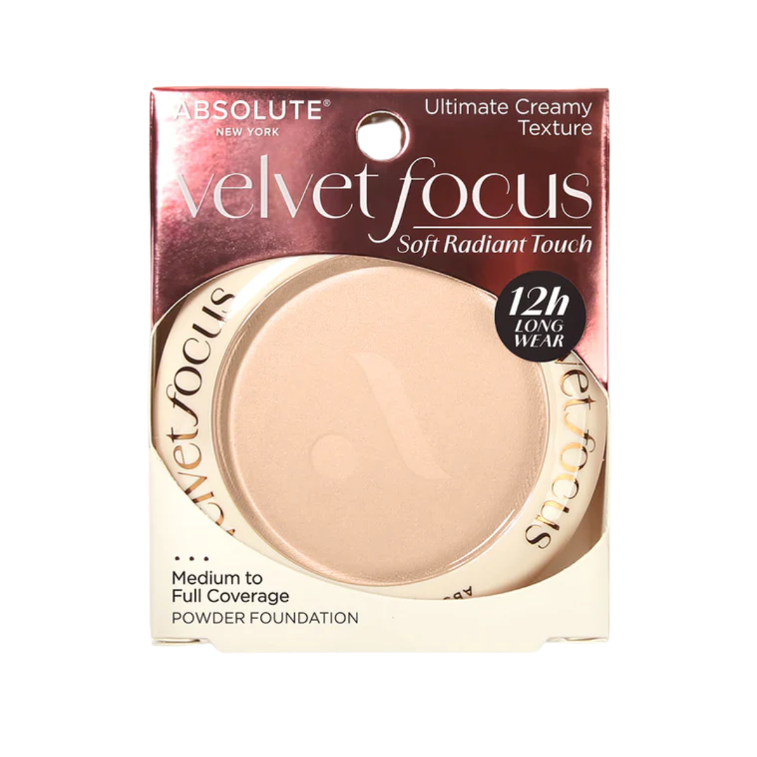 Absolut New York Velvet Focus Powder Foundation Fair Light Medium Warm Maroc
