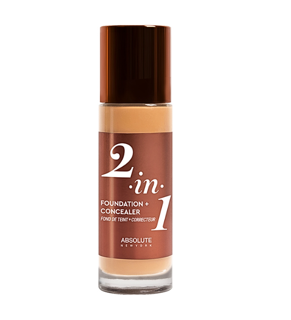 ABSOLUTE NEW YORK 2in1 Foundation & Concealer Warm Sand 35ml Maroc