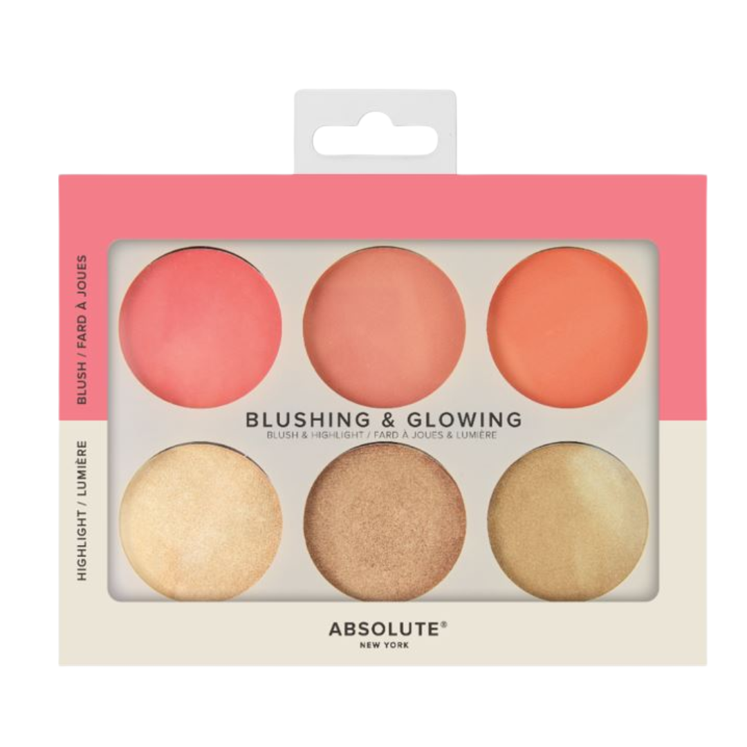 ABSOLUTE NEW YORK Blushing & Glowing Palette Light Maroc
