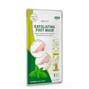 ABSOLUTE NEW YORK Exfolianting Foot Mask Pepper Mint Aloe Tea Tree New Maroc