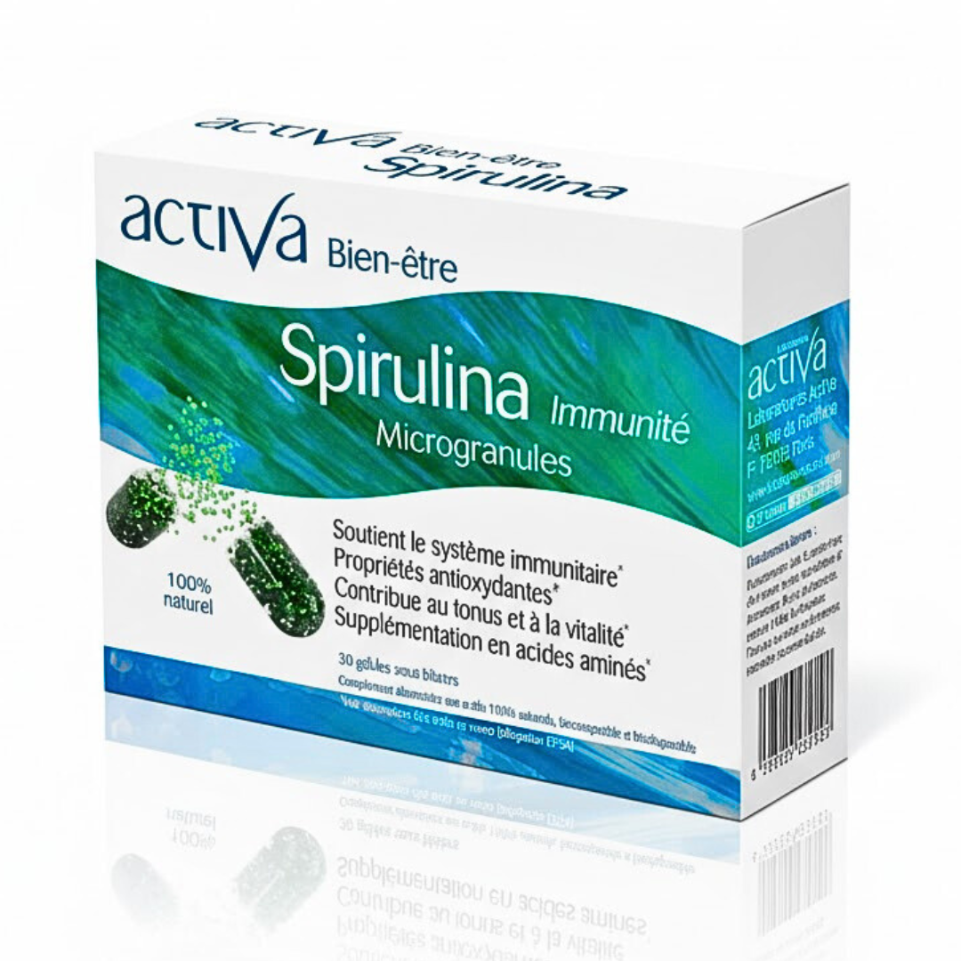 Activa Spirulina 30 Gelules Maroc