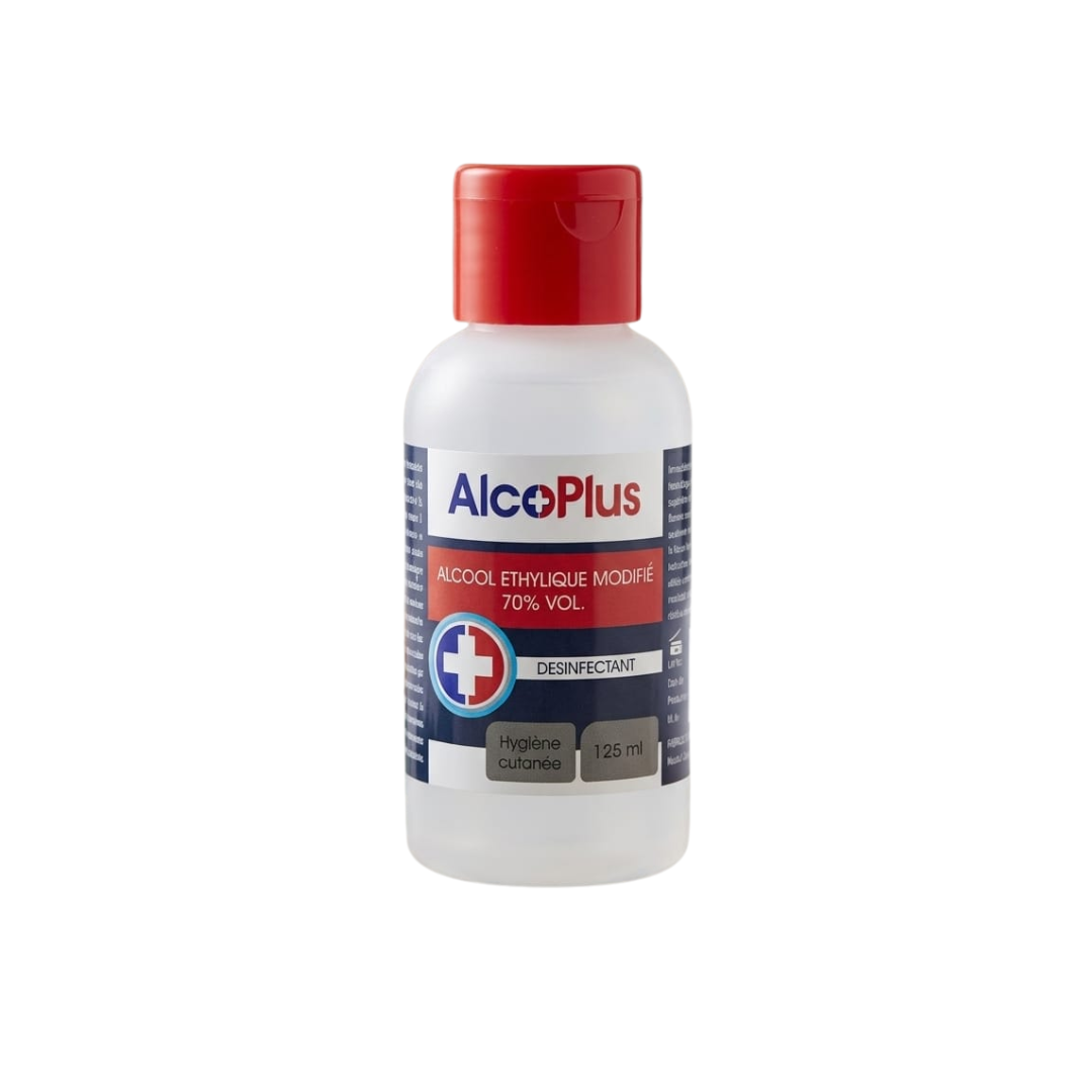 ALCOPLUS Alcool Ethylique 70% 125ml Maroc