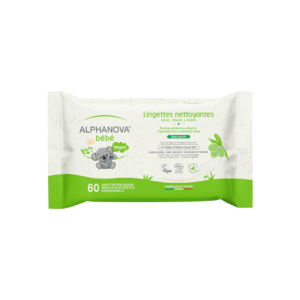Alphanova Lingettes Nettoyantes Bebe 60 Unités Maroc