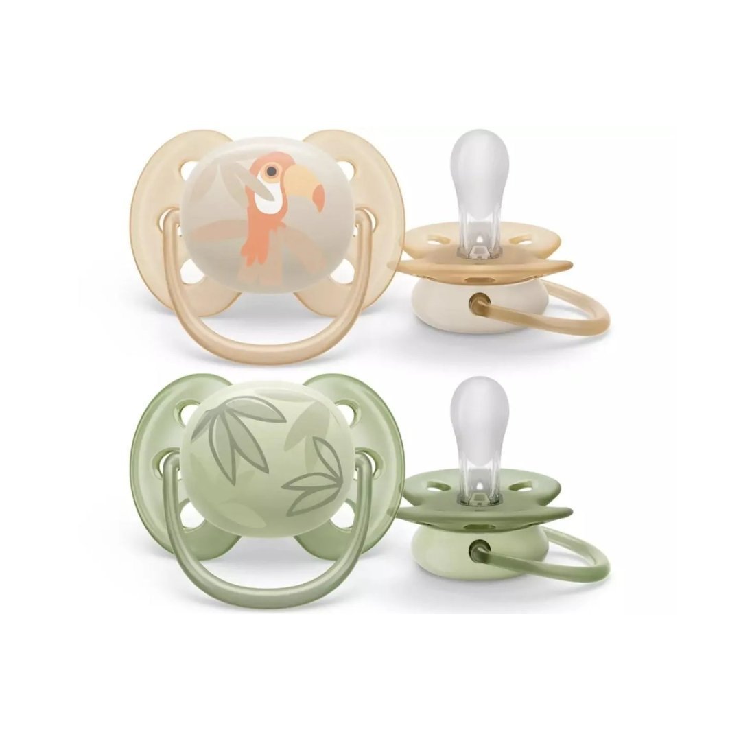 AVENT 2 Sucette Ultra Soft 0-6m Boy Scf091/07 Maroc