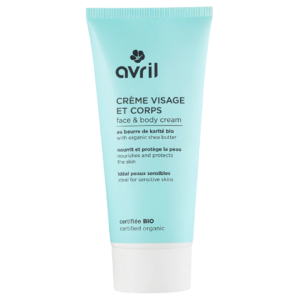 Avril Creme Visage & Corps au Beurre de Karite Bio 200ml Maroc
