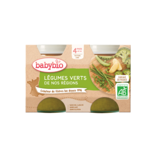 BABYBIO Pot Legumes Verts 2 X 130g Maroc