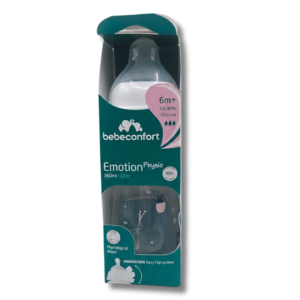 BEBE CONFORT Biberon Emotion Physio +6m 360ml Bleu Urban Garden Maroc