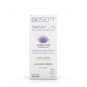 BIOSEPT Traitant PH 7.5 Gel Lavant Antiseptique Hygiene Intime Maroc