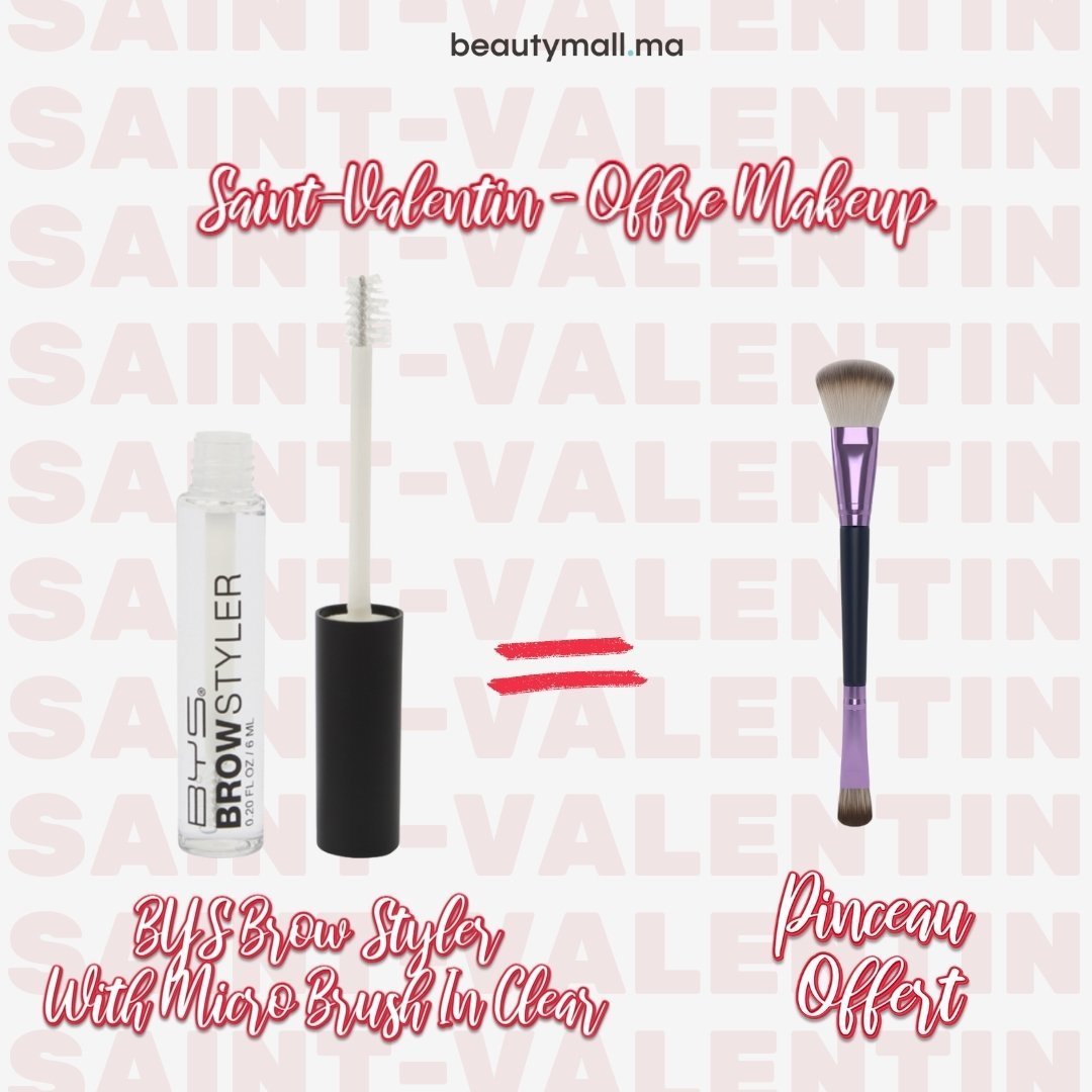 BYS Brow Styler With Micro Brush In Clear Maroc