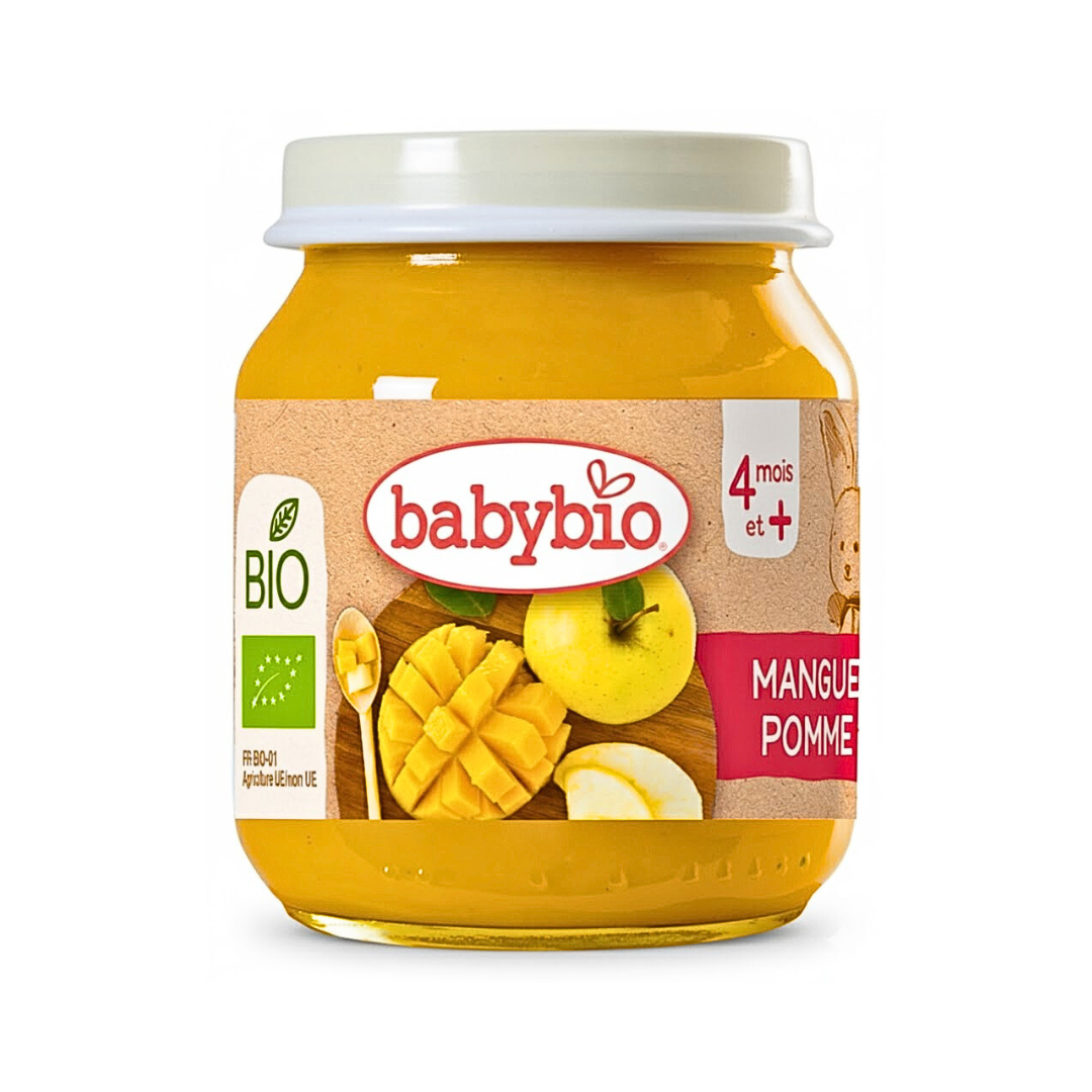 BABYBIO Petit Pot Mangue Pomme 130g Maroc
