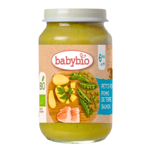 BABYBIO Pot Petits Pois Pomme de Terre Saumon 200g Maroc