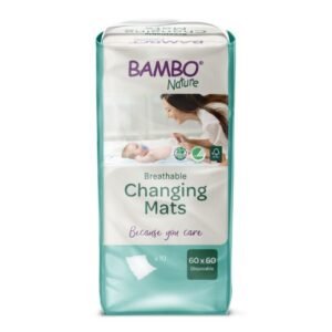 BAMBO NATURE Tapis de Change 60*60cm Maroc