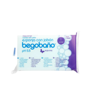 BEGOBANO Eponge Savonneuse Naturel 7.5 X 13 Cm Maroc